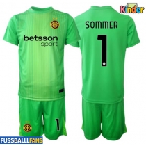 Inter Milan Yann Sommer #1 Torwart 3rd trikot Kinder 2025-26 Kurzarm (+ Kurze Hosen)